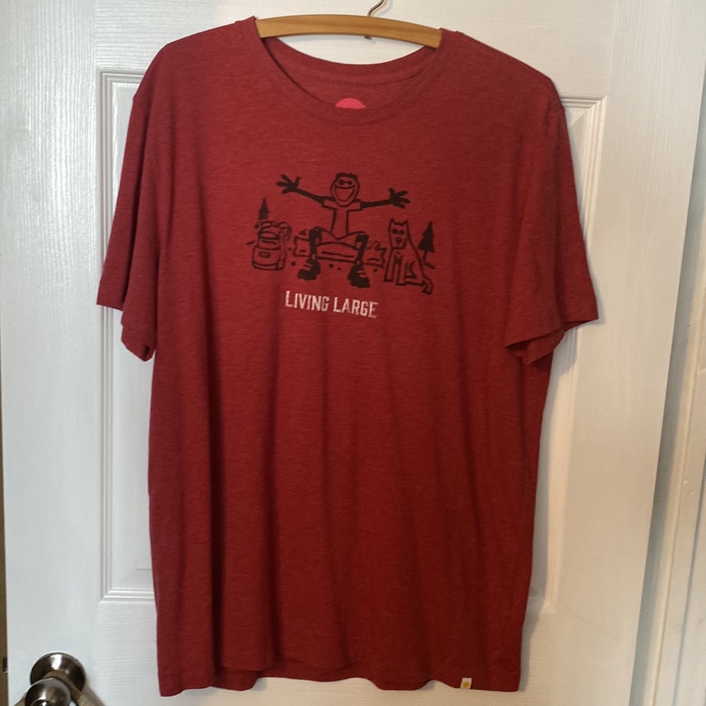 Life is Good T-shirt “LIVING LARGE” - Picture 2 of 8